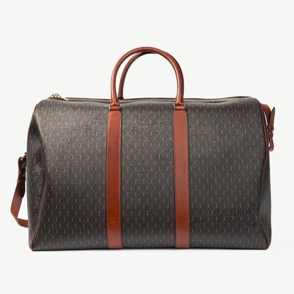 Saint Laurent Le Monogramme 72H Duffle Chestnut Cassandre Canvas & Leather Bag - Picture 3 of 16